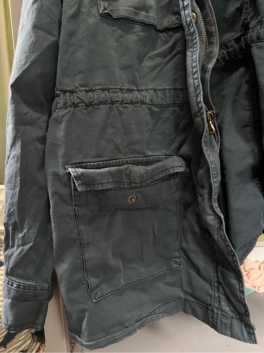Navy Utility Jacket - Picture 3 of 6